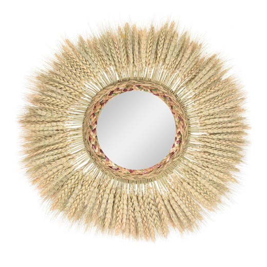Wall Decoration Rattan Mirror Homestay Wall Mural Pendant