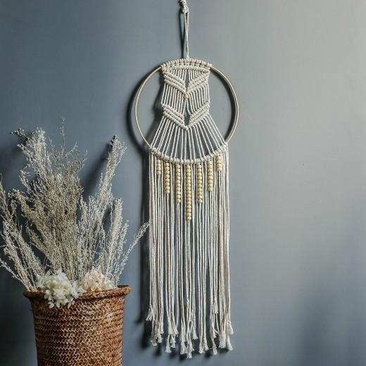Hand-woven ornaments wall hanging decoration