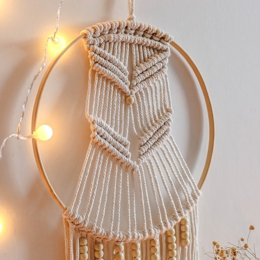 Hand-woven ornaments wall hanging decoration