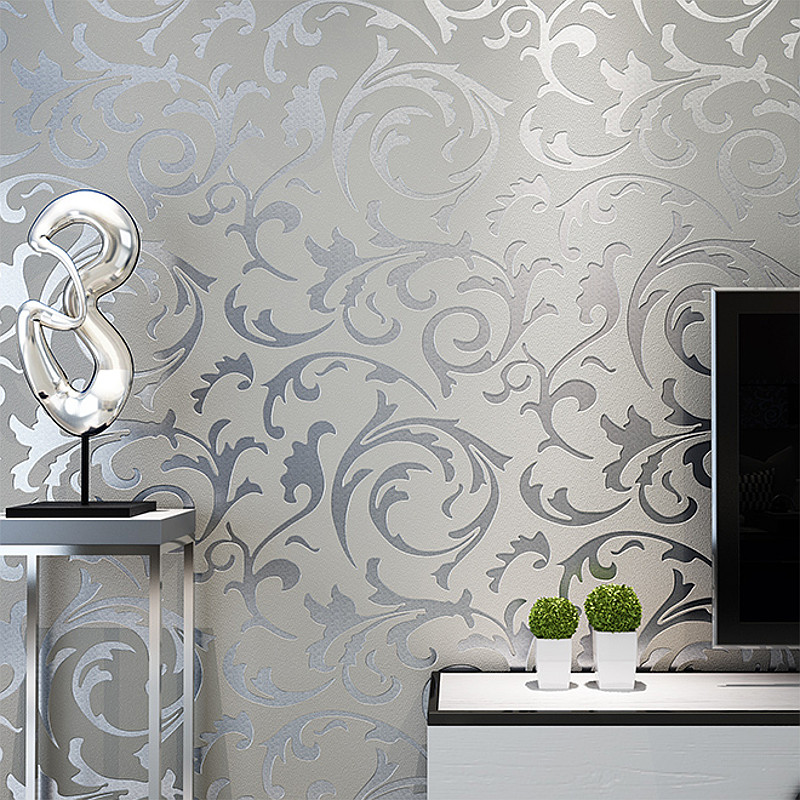 3D embossed non-woven wallpaper