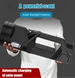 Super Bright Double-head Spotlight Portable Flashlight