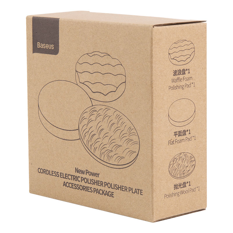 Power Cordless Electric Polisher Polisher Plate Accessories Package Black