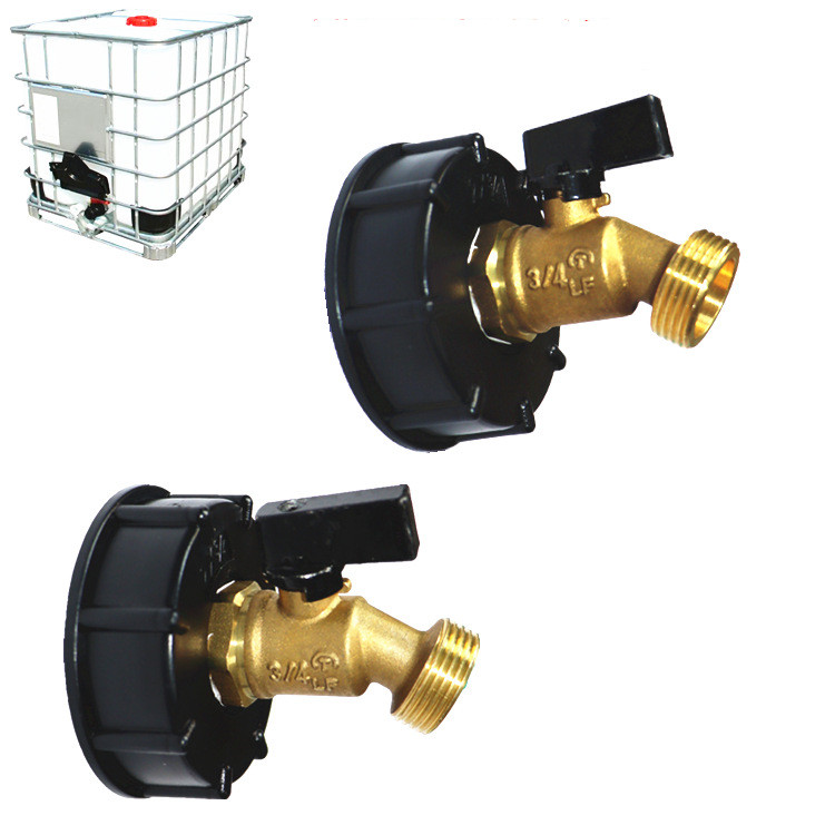 Chemical Barrel IBC Joint Brass Faucet Butterfly Valve Accessories