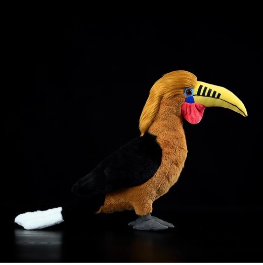 Brown-necked Hornbill Doll Without A Helmet
