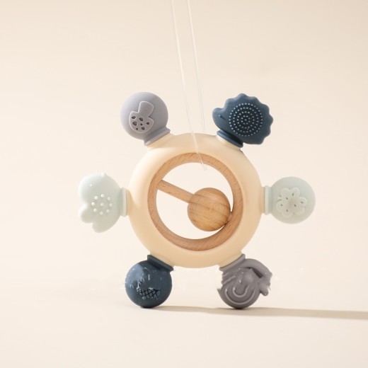 Baby's Molars Prevent Hand Sucking Silicone Yaoyaole Tableware Soothing Rattle Toys