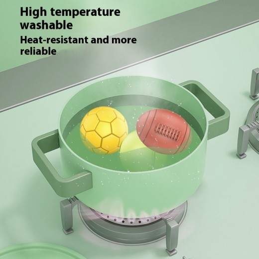 Silicone Manhattan Grip Training Baby Touch Perception Ball