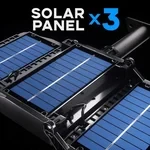 NEW Solar Led Light System: 3x Solar Panels