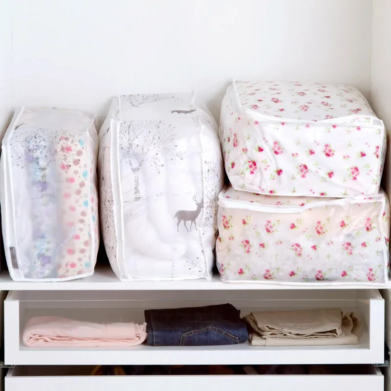 Large Clear Plastic Storage Bags with Zipper