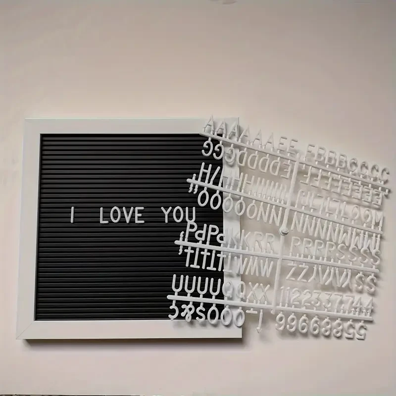 Memo Board with Letters