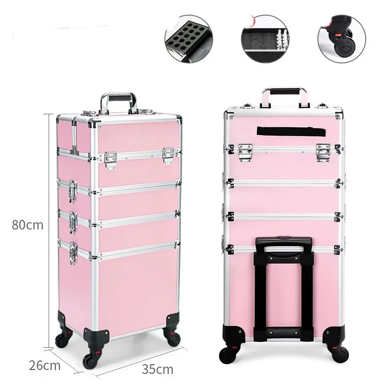 Cosmetic Suitcase on Wheels