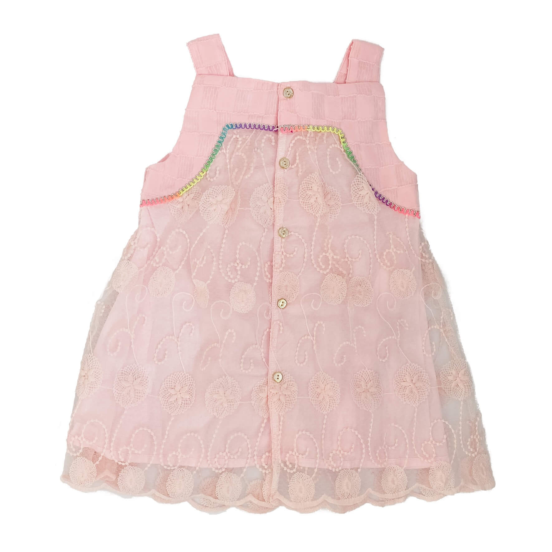 Dress Lacy Pink | 1-4y