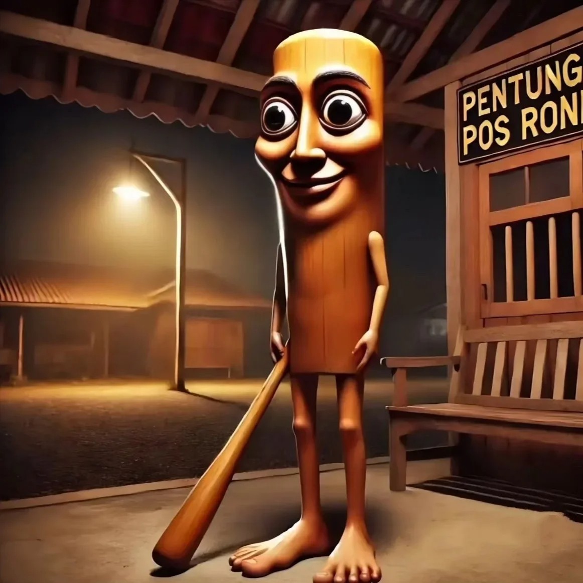 Tung Tung Sahur Game Ornament Figure Toy