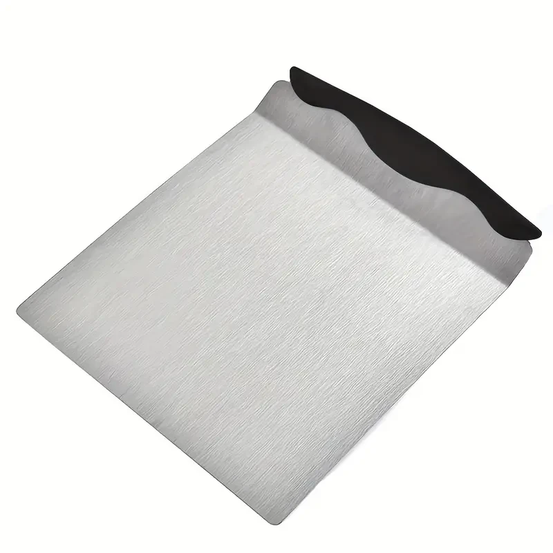 1pc Cake Safe Lifter, Stainless Steel Pizza Transfer Shovel, Square Cake Tray, Moving Plate Tool  Essential Kitchen Gadget for Precision and Ease