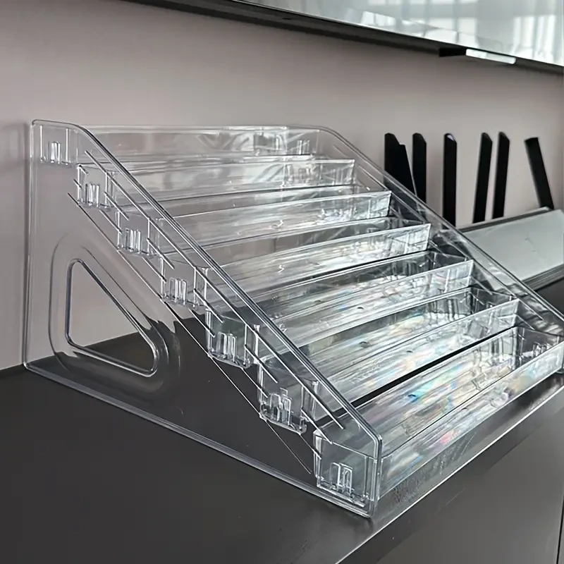 Versatile Acrylic Display Rack for Toy Cars & Jewelry  Stackable, Multi-Layer Design, Perfect for Christmas & Holiday Gifts