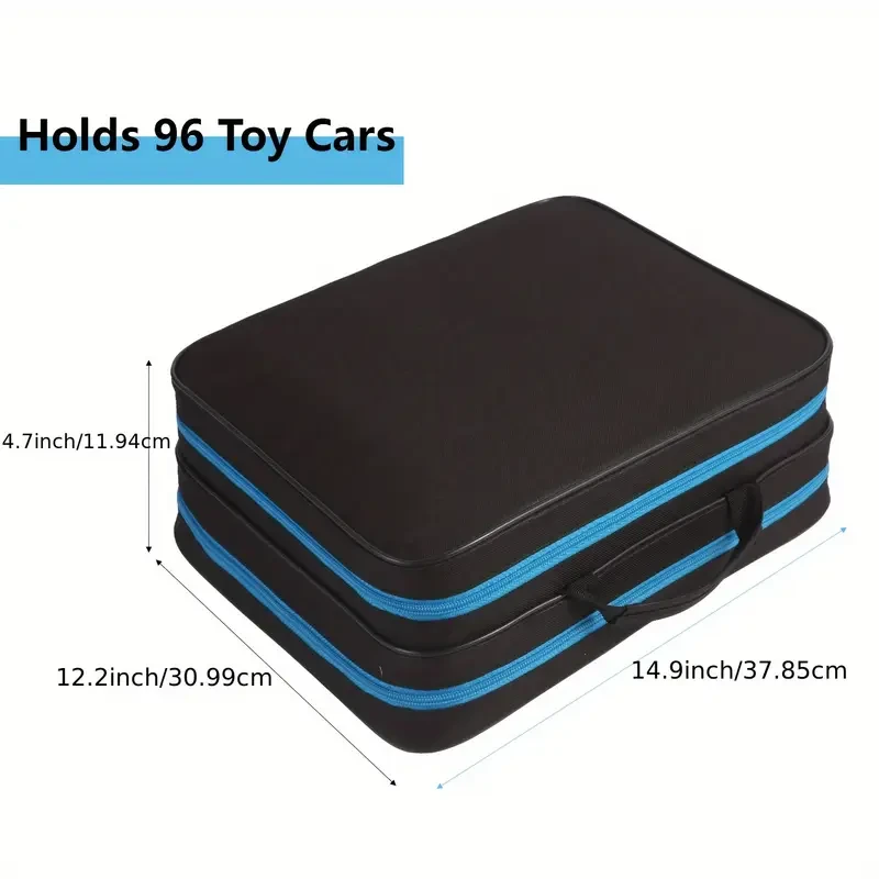 96pcs Toy Car Storage Boxes for Mini Toys, Toy Cars, Matchbox Cars, Dolls (Bags Only)
