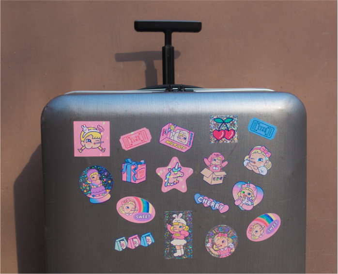 Cute cartoon sticker