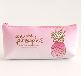 Compatible With , Pineapple Pencil Bag