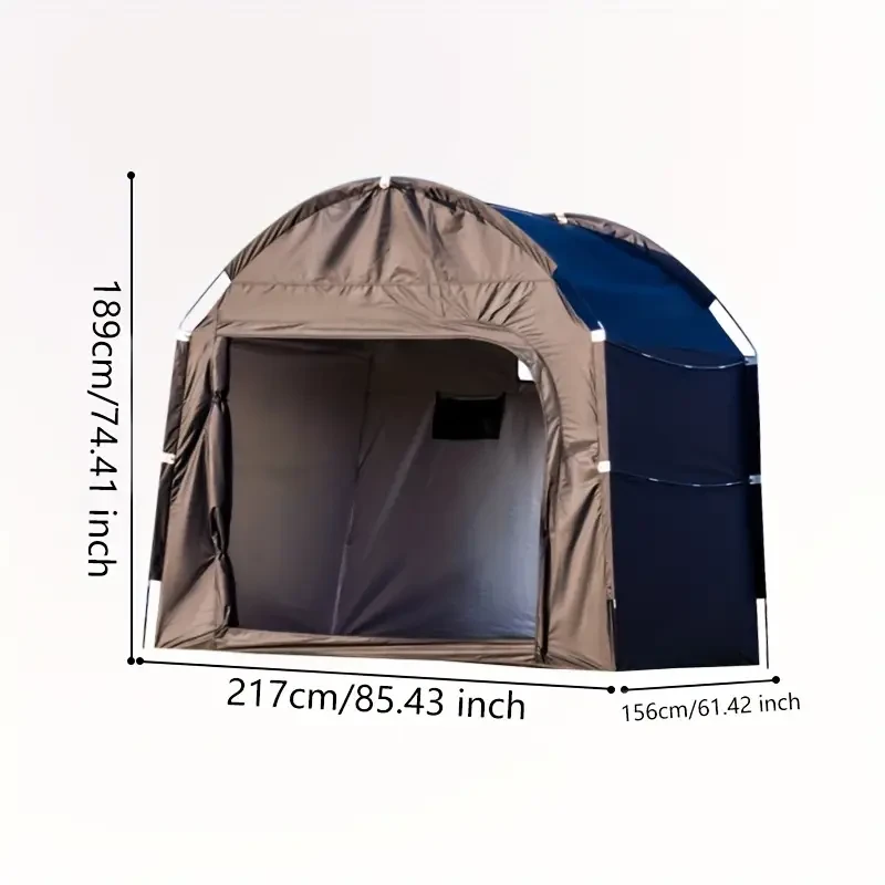 Outdoor Storage Bike Tent  Sunlight Blocking and Sun Protection Outdoor Double Door Storage Tent
