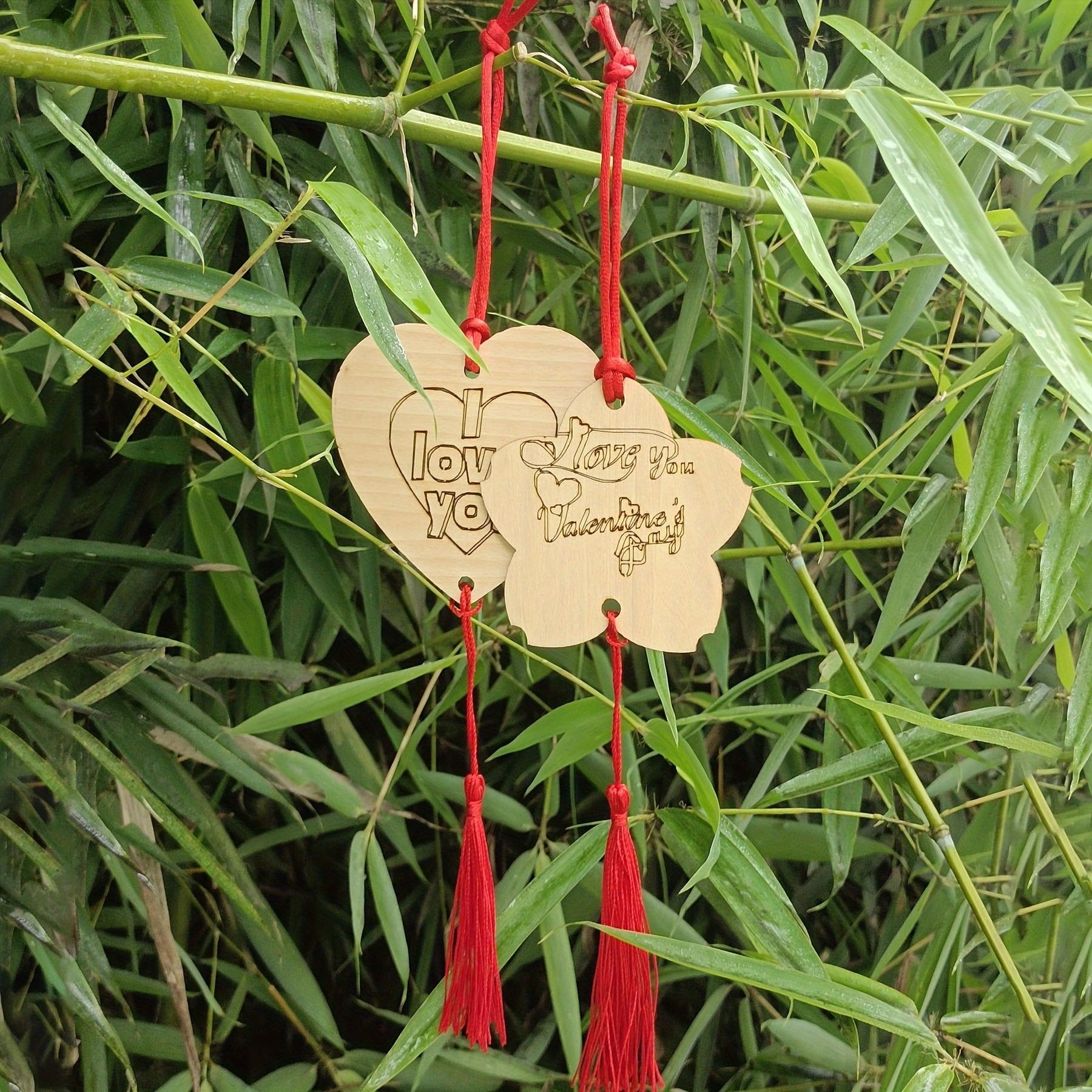 EasyThreed Laser Engraver 18pcs Wood Craft Set  DIY Decoration Materials, Perfect for Gifts & Projects