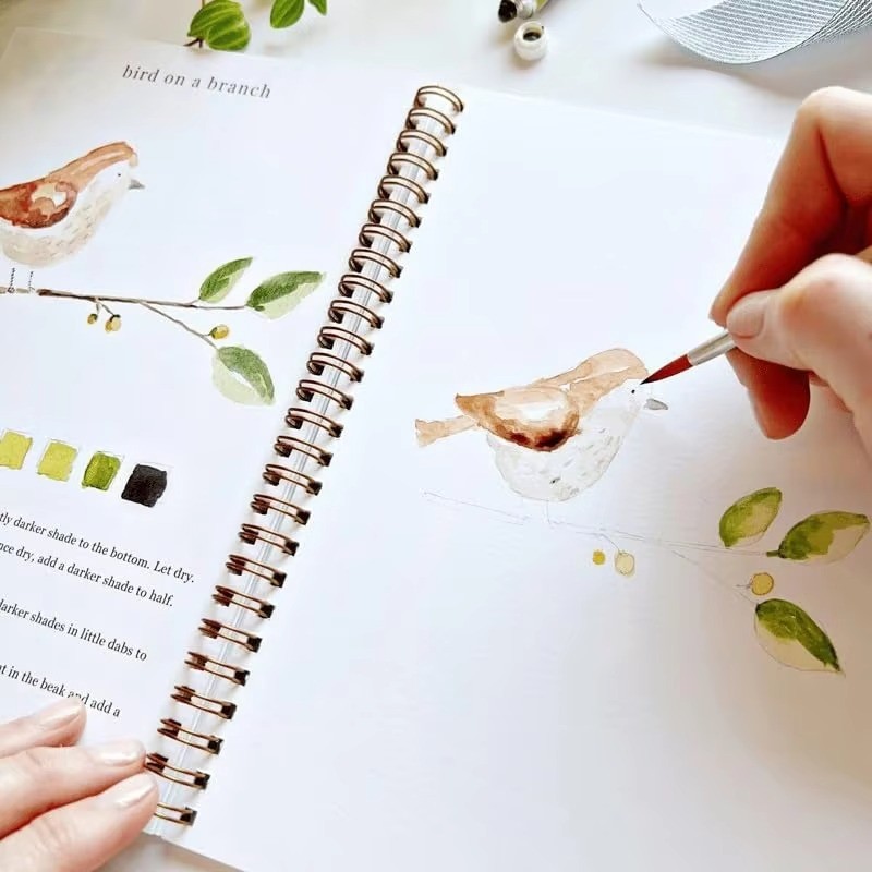 Watercolor Workbook Say Goodbye to Anxiety Awaken Your Artistic Talent