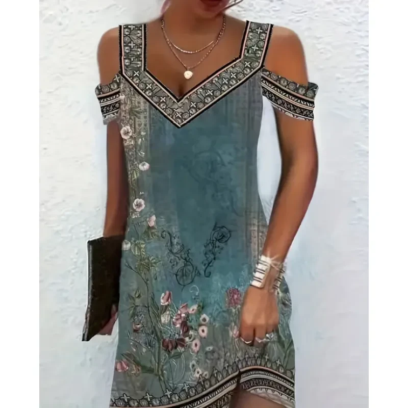 Cold Shoulder Casual Dress