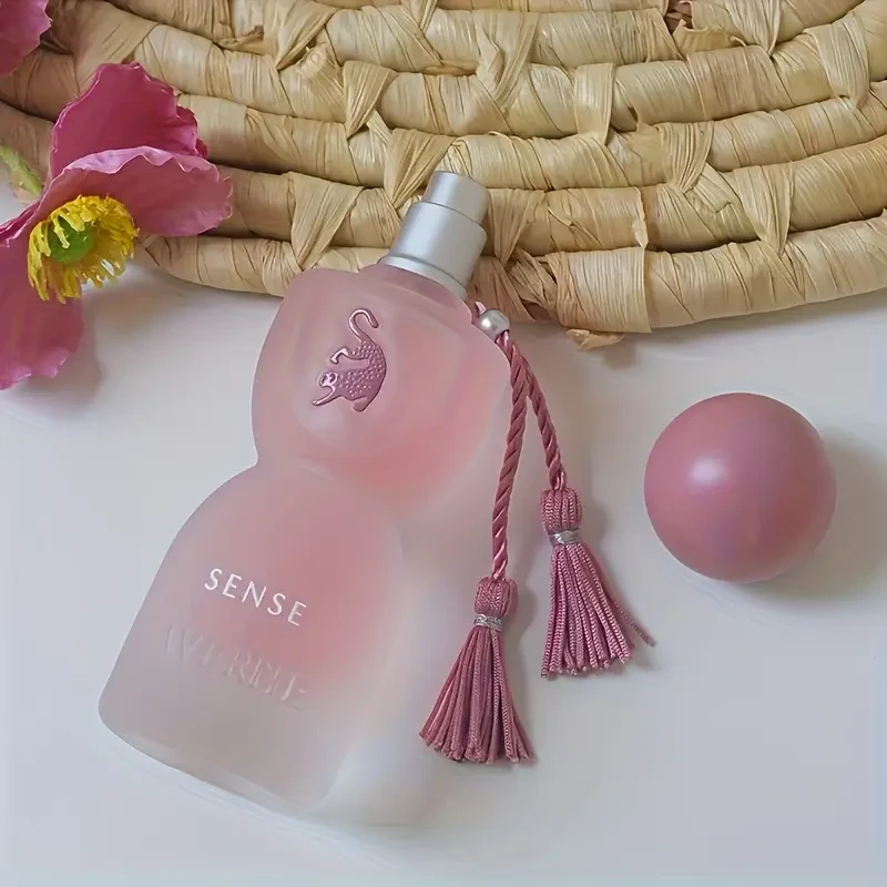 2.5oz Arabian Musk & Amber Eau de Parfum for Women & Men  Long-Lasting Floral Scent with Alcohol Formula, Elegant Pink Bottle & Purple Tassels, Dubai Luxury Gift for Day & Night Wear, Unisex Premium Fragrance for Fragrance Lovers