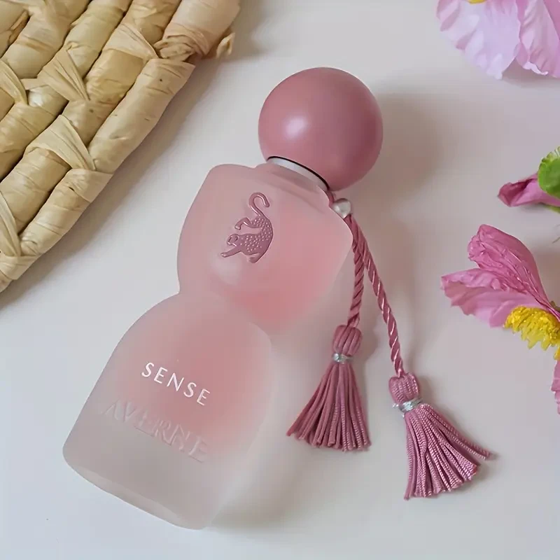 2.5oz Arabian Musk & Amber Eau de Parfum for Women & Men  Long-Lasting Floral Scent with Alcohol Formula, Elegant Pink Bottle & Purple Tassels, Dubai Luxury Gift for Day & Night Wear, Unisex Premium Fragrance for Fragrance Lovers