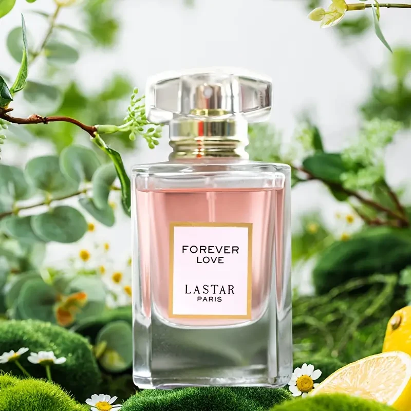 1pc LASTAR Paris Forever Love Eau de Cologne for Women  Floral Scent with Rose & Jasmine Notes, Long-Lasting Fresh Fragrance, Alcohol-Based, Formaldehyde-Free, Ideal for Daily Wear & Special Occasions
