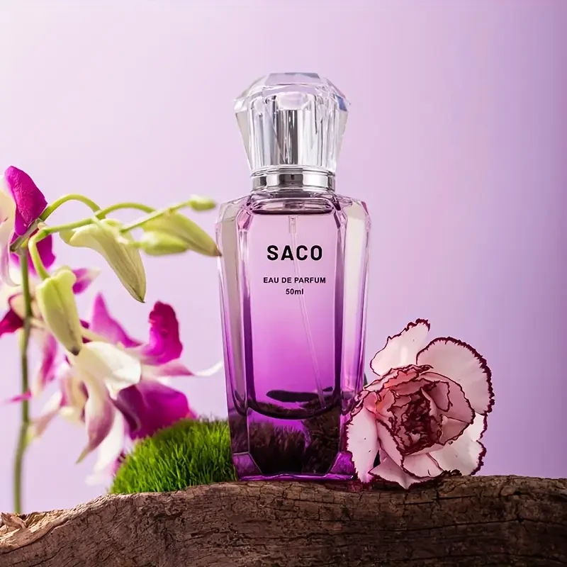 SACO Women Perfume Rose Fragrance  Mens Favorite Scent, Floral Fruity Sweet Food Scent, Long-Lasting Fragrance, Perfect for Personal Use and Gifting