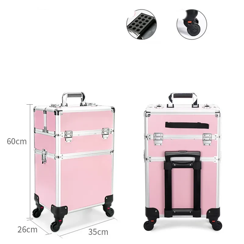 Cosmetic Case on Wheels