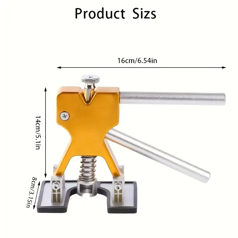 Paintless Body Dent Repair Kit - Instant Car Dent Fix with Puller Tabs & Mats