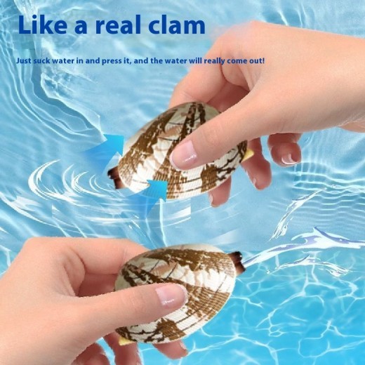 Simulation Clam Water Gun Trick Water Toy