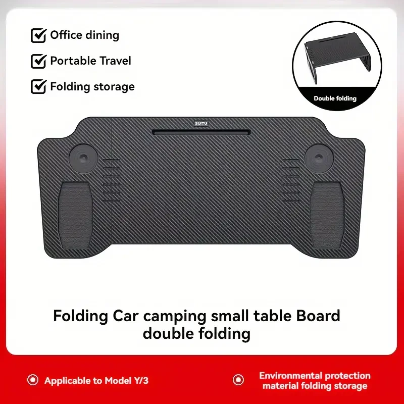 Compact Folding Car Desk For Model 3 & Y