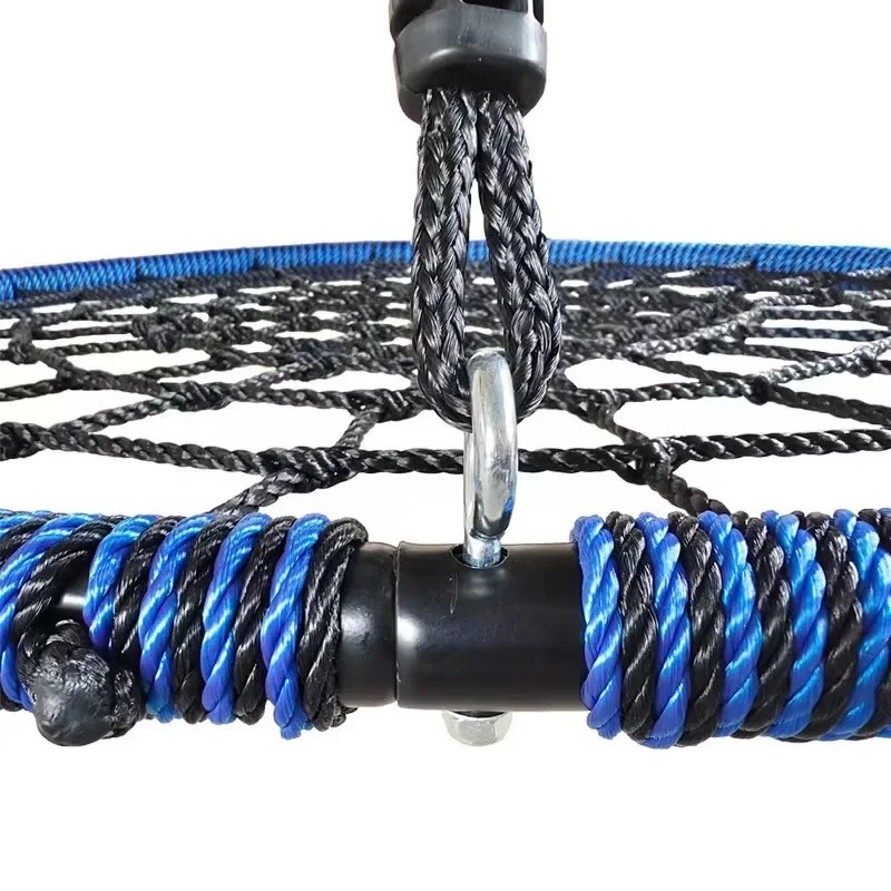 Diameter 100CM Round Nest Rope Swing: Indoor/Outdoor Hanging Chair