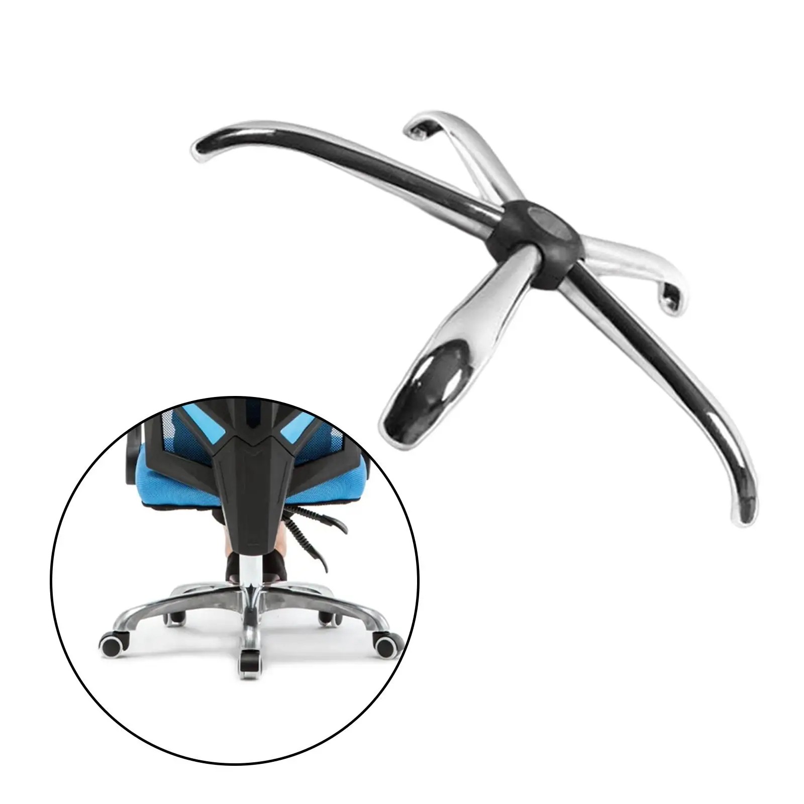 Swivel Chair Chassis: Convenient Spare Replacement for Office Chairs