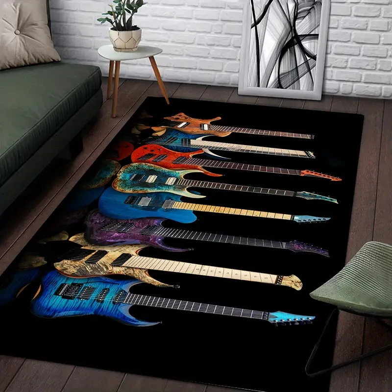 1pc PeaRooster Carpets for Living Room Bedroom  Non-Slip Print Rugs for Bathroom and Kitchen