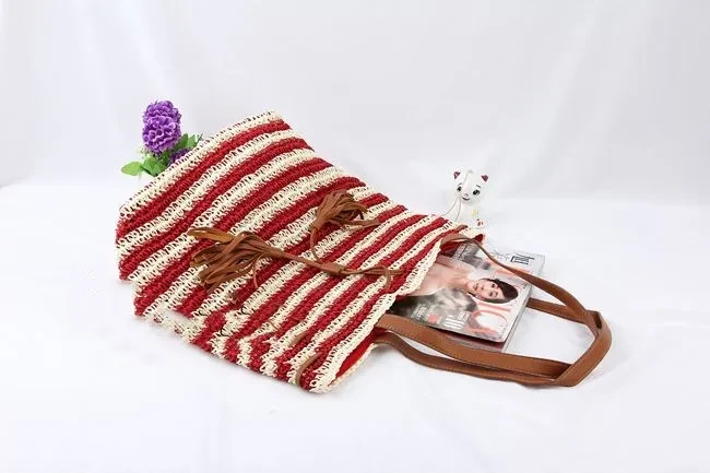 Korean Version Of Sen Series Simple Woven Straw Bag
