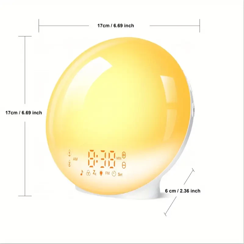Smart Wake-Up Light Alarm Clock