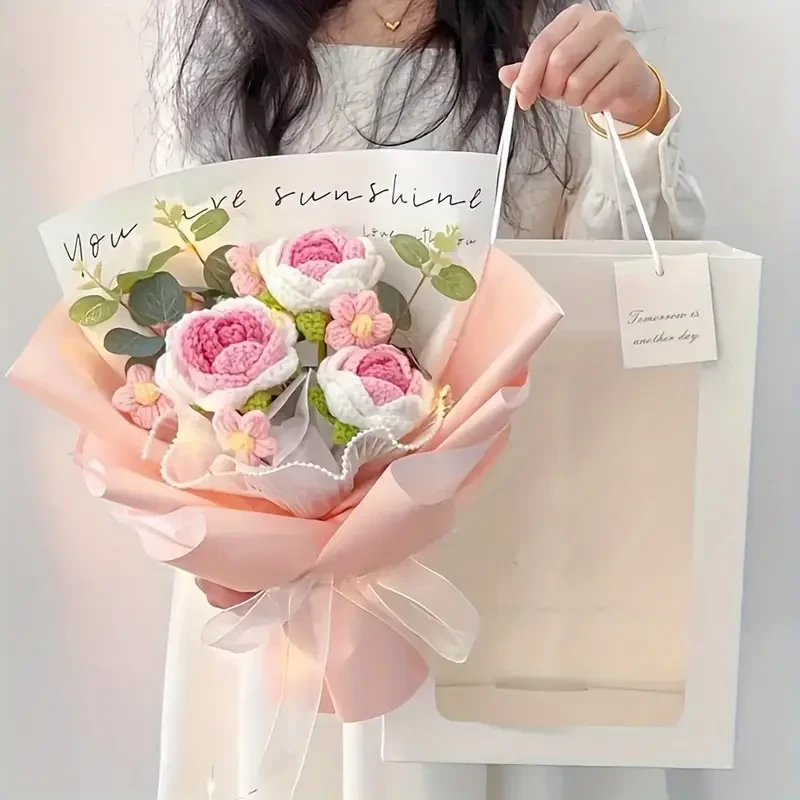 Handcrafted Crochet Flower Bouquet