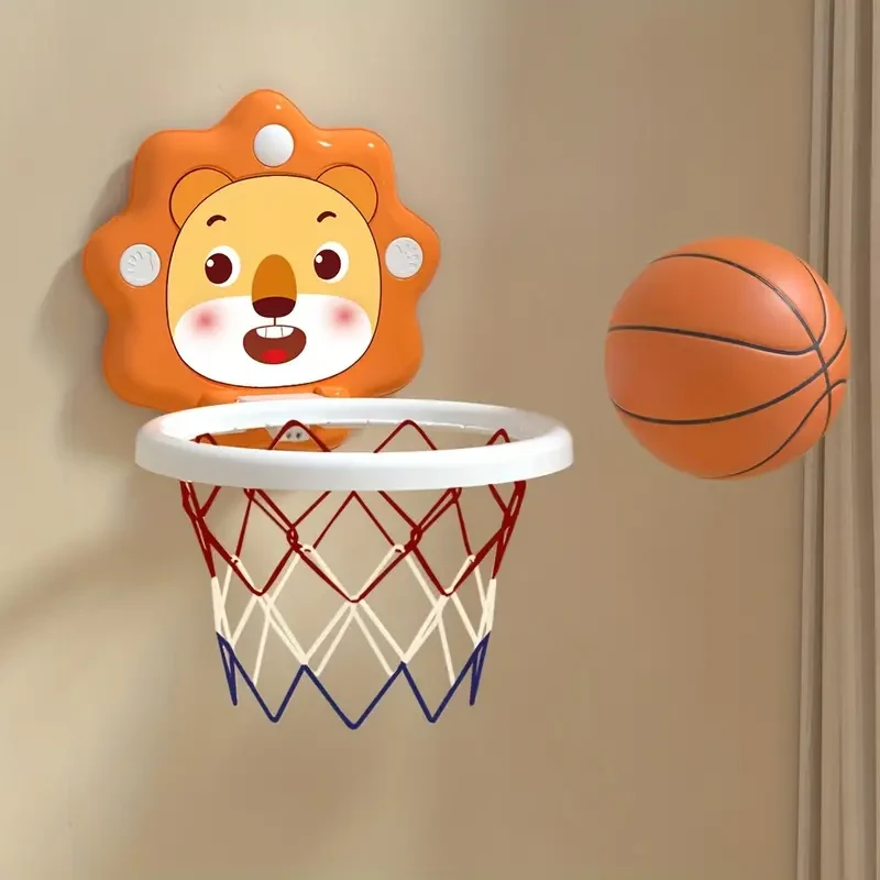 Cartoon Animal Basketball Hoop Set