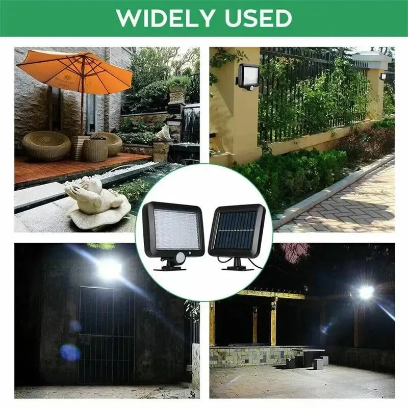 Solar Wall Light with Separate Panel