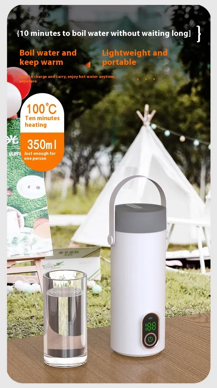 Wireless Portable Charging Water and Electric Cup