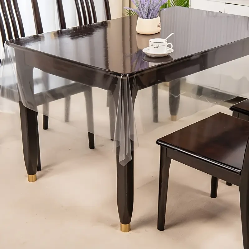 Transparent Plastic Table Cover