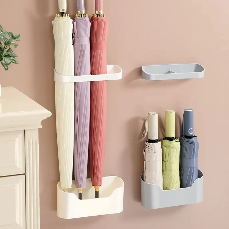 Light Luxury Bathroom Wall-mounted Slippers Storage Rack