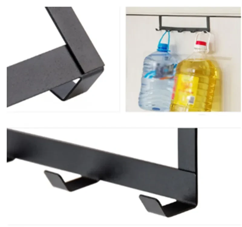 Matte Black Door Hooks