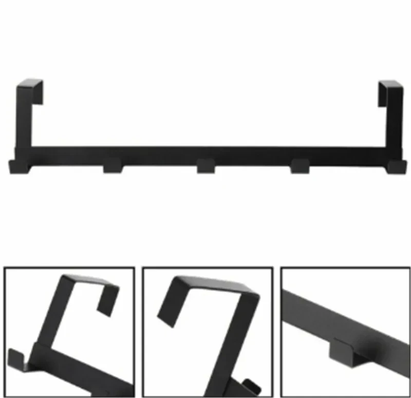 Matte Black Door Hooks