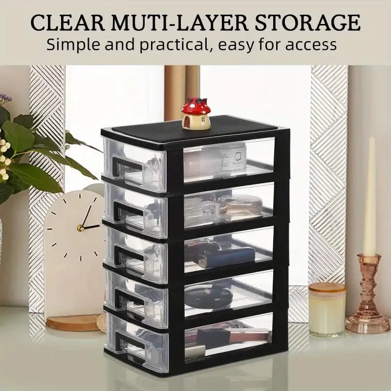 Multifunctional five-layer storage cabinet