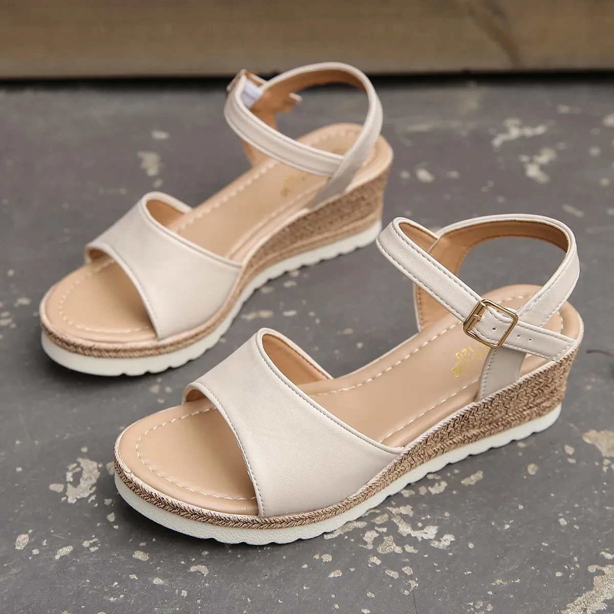 Ankle Strap Platform Wedges