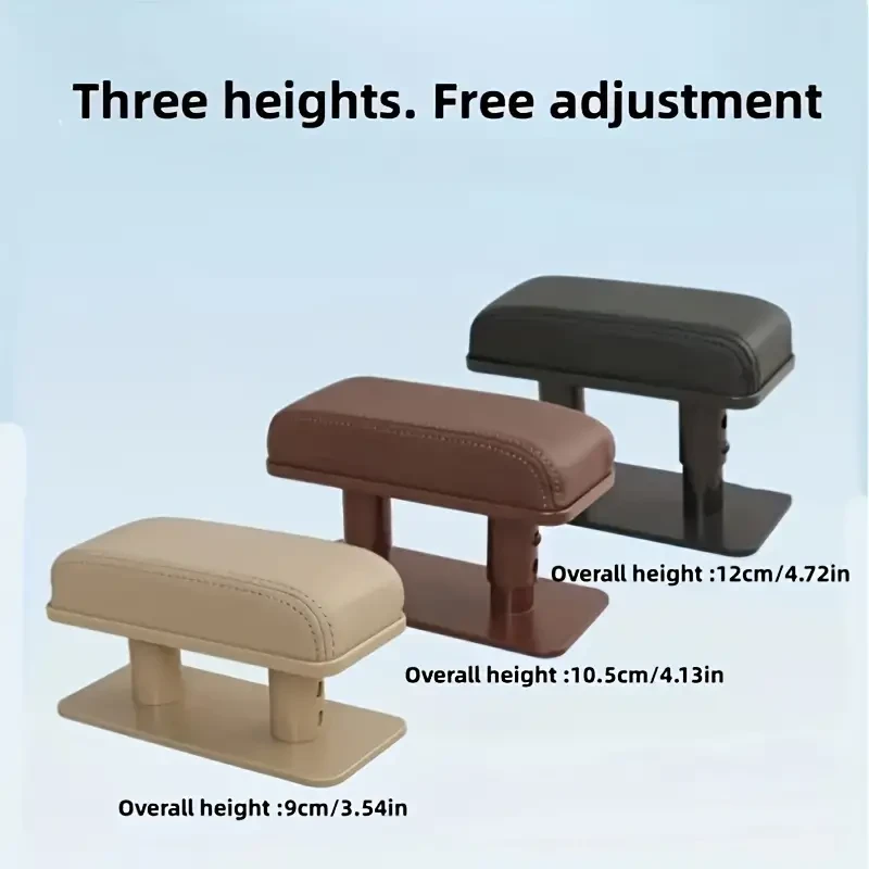 Car Door PU Leather Armrest - Left Elbow Support