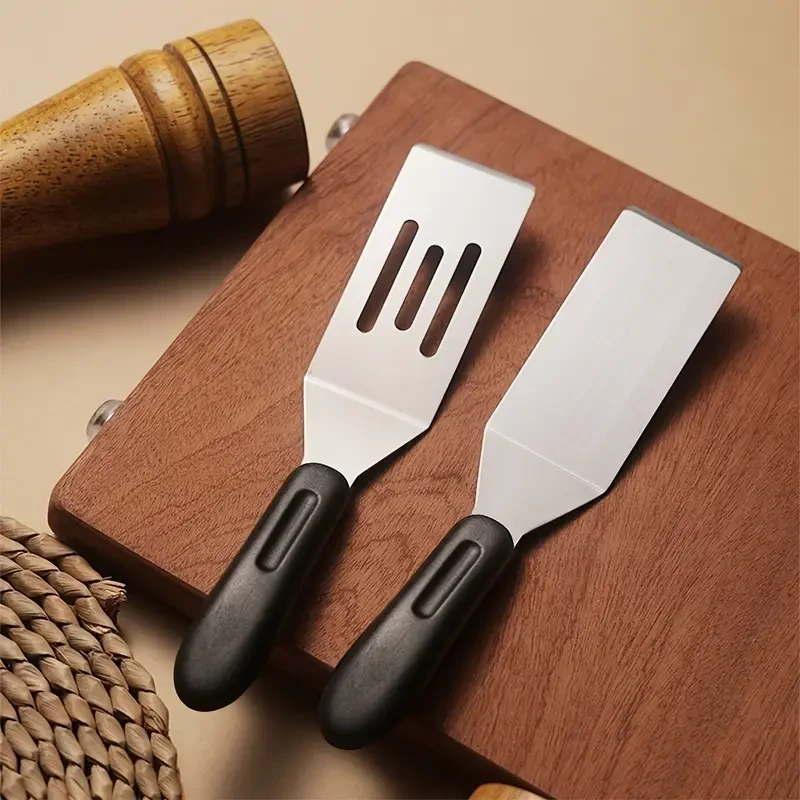 2pcs Stainless Steel Mini Spatula set